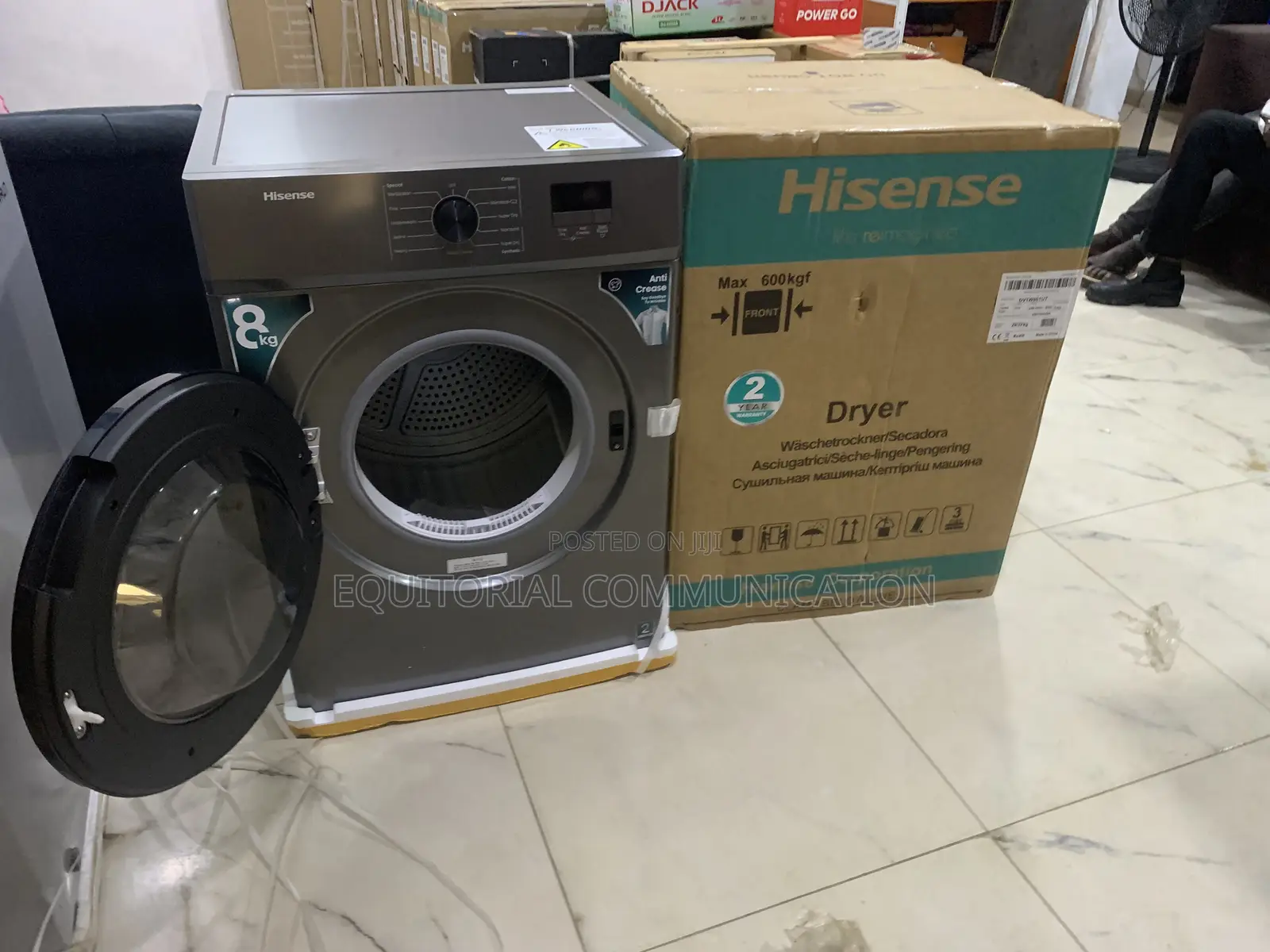 Hisense 8kg Front Load Dryer for Everyday Use