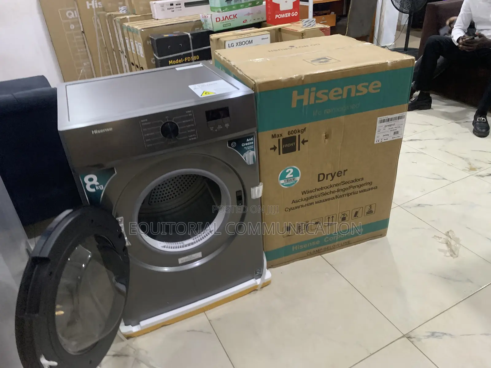 Hisense 8kg Dryer With User-Friendly Controls