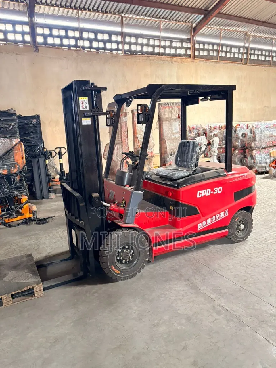 *Brand New 3t Electric Forklift 3000kg 3m Lift Height Forklift*