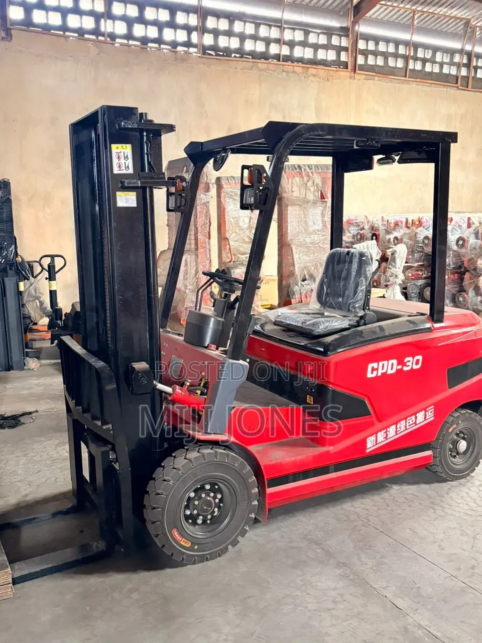 *Brand New 3t Electric Forklift 3000kg 3m Lift Height Forklift*