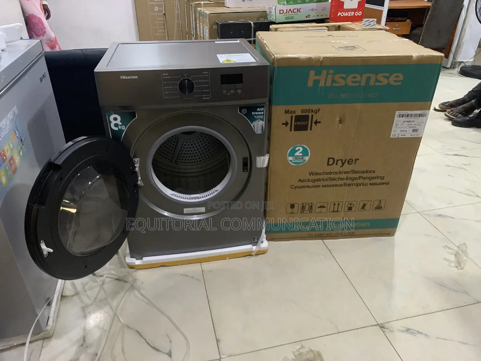 Hisense 8kg Dryer for Fast and Even Drying