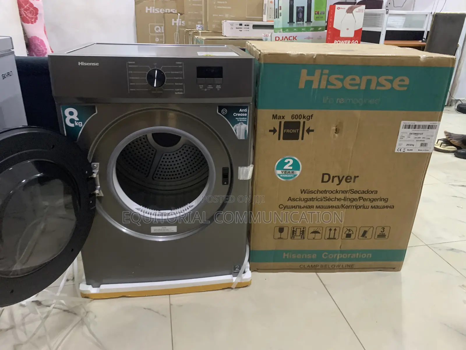 Hisense 8kg Dryer With Convenient Delay Start