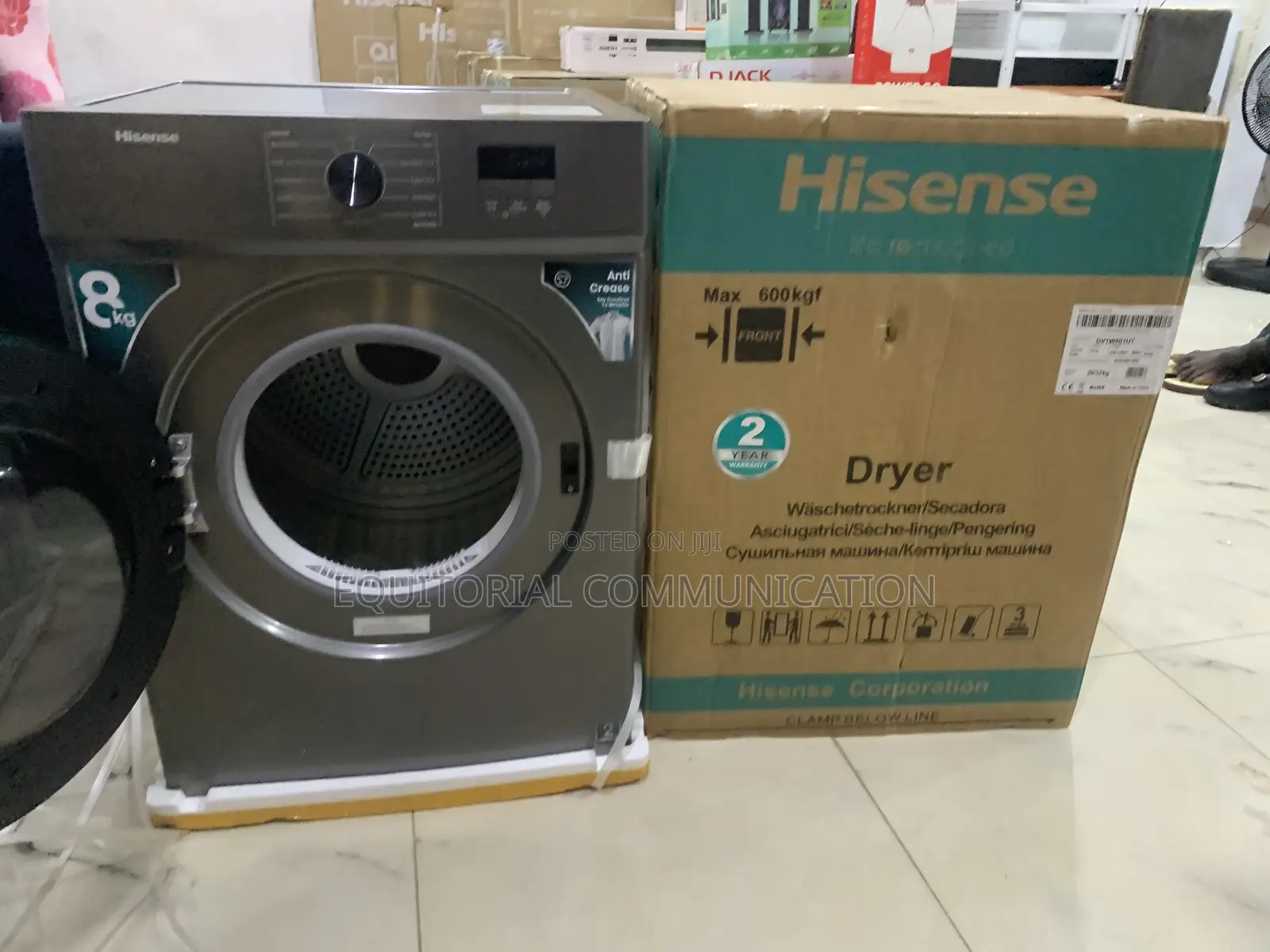 Hisense 8kg Dryer With Gentle Fabric Care