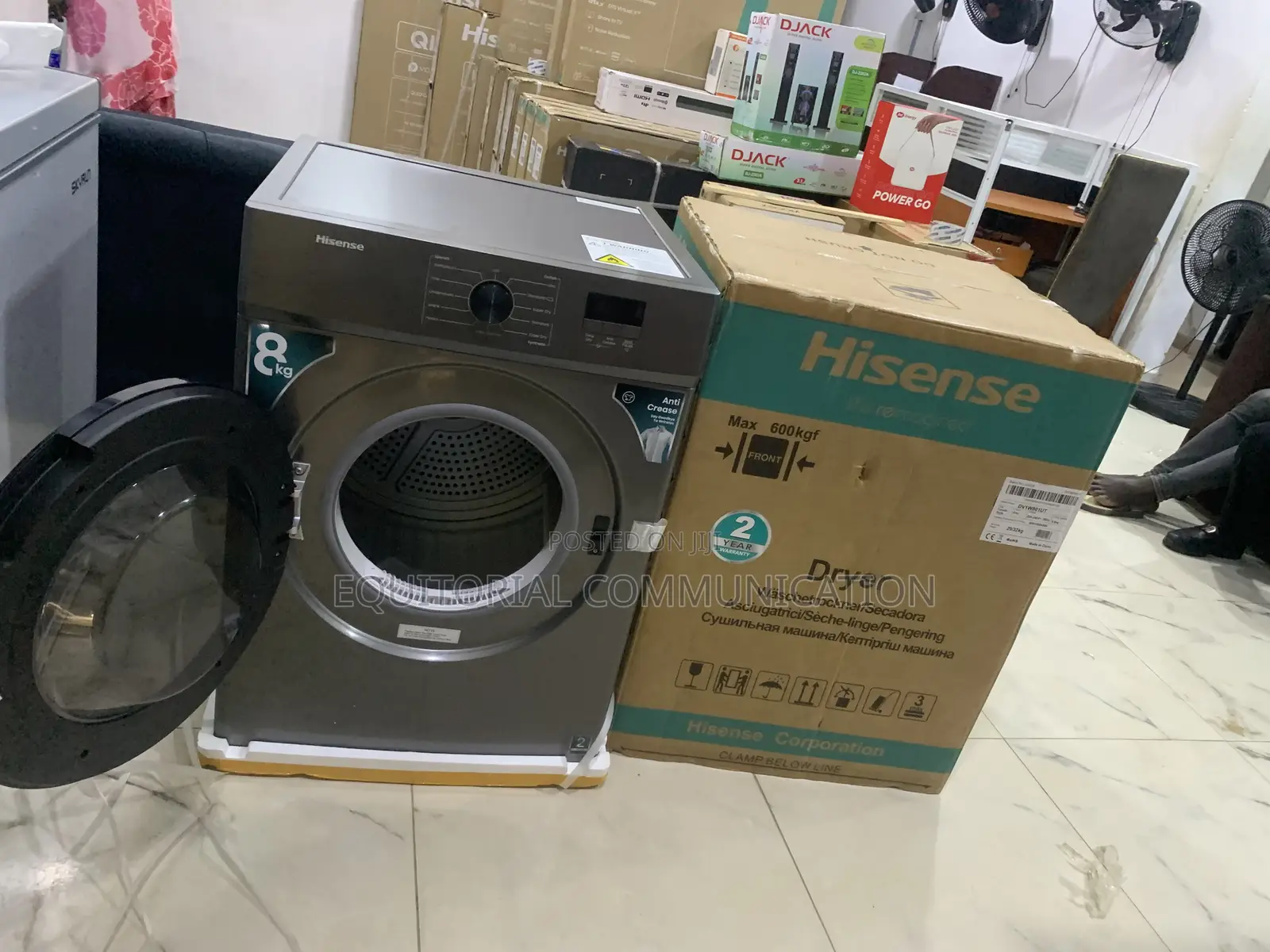 Hisense 8kg Dryer With Gentle Fabric Care
