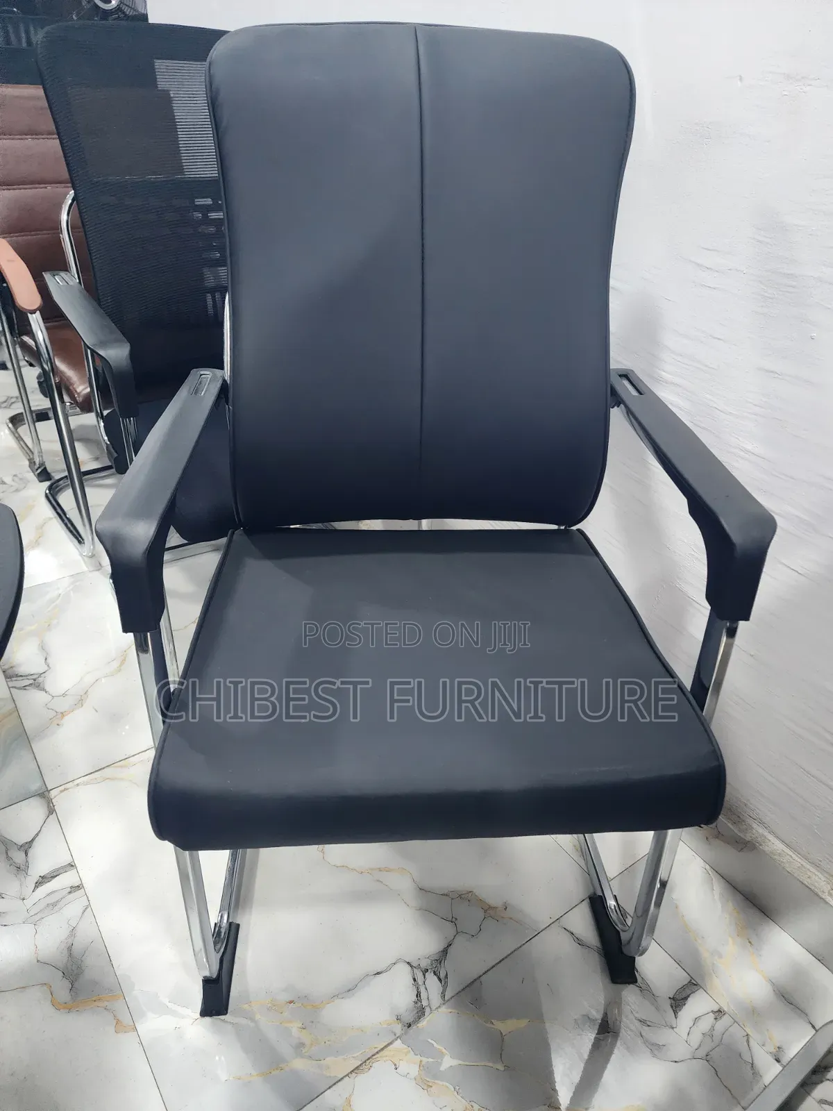 Brand New Leather Visitor's Office Chair.