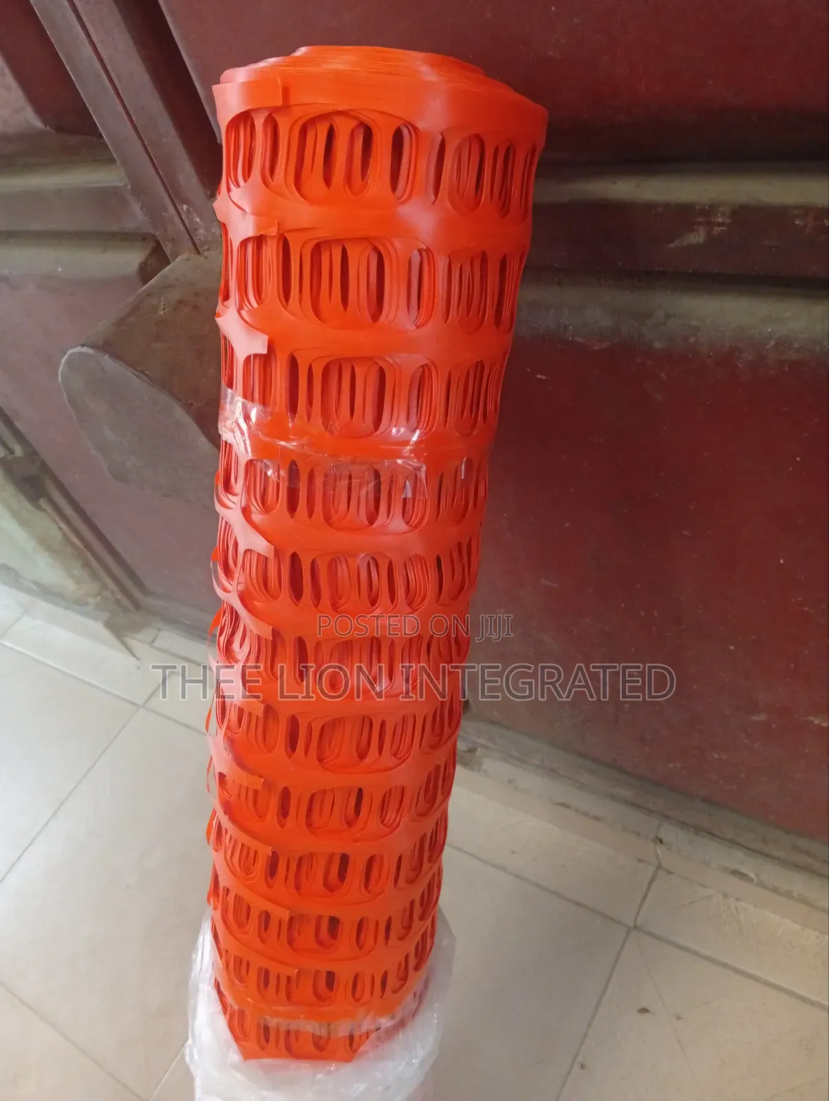 High Visibility Orange Safety Barrier Net