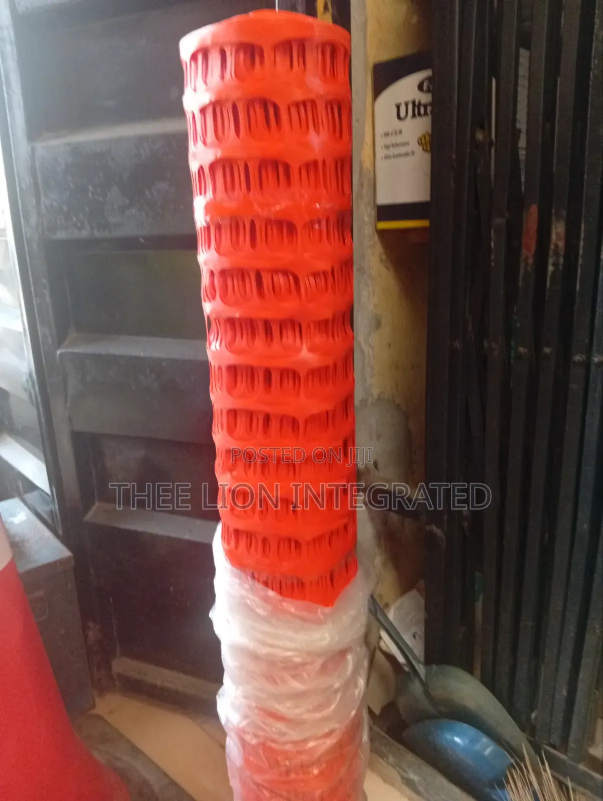 High Visibility Orange Safety Barrier Net