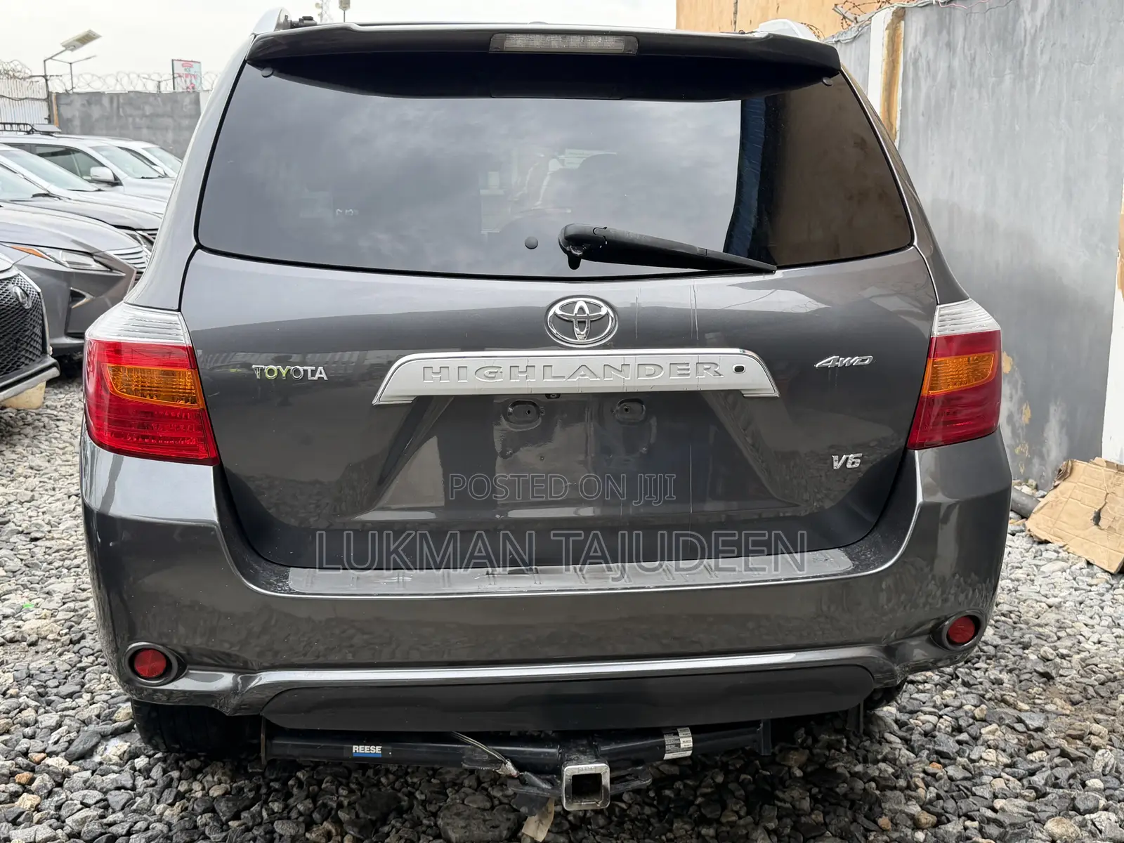 Toyota Highlander Limited 2009 Gray