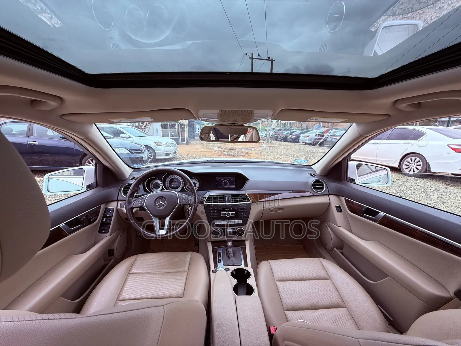 Mercedes-Benz C300 Sport 4Matic Sedan AWD (3.5L 6cyl 7A) 2014 White