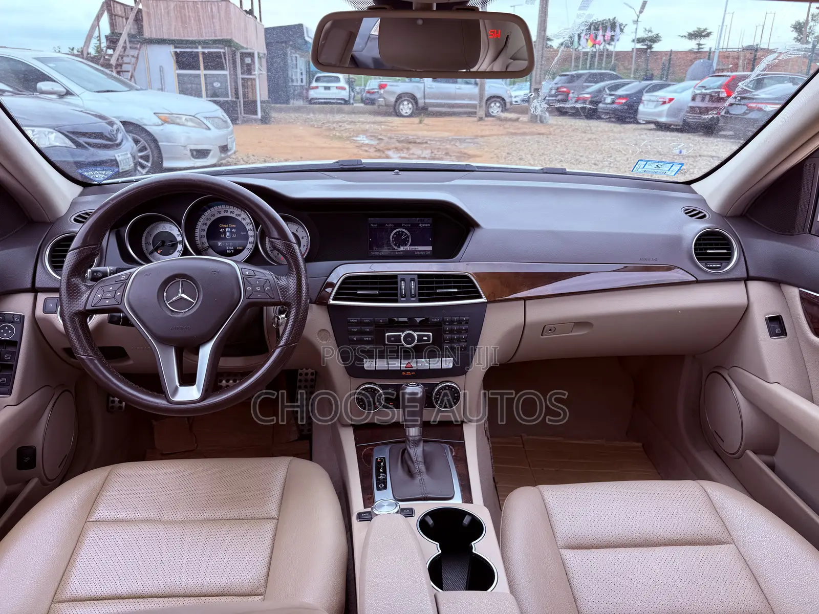 Mercedes-Benz C300 Sport 4Matic Sedan AWD (3.5L 6cyl 7A) 2014 White