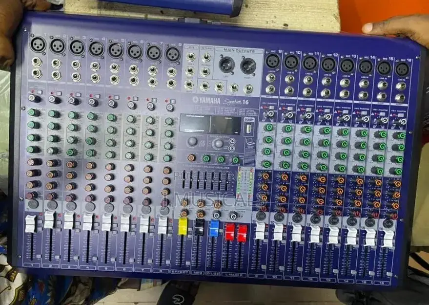 16 Channels Brand New Yamaha Mixer (3 Auxiliaries, 2 Groups)