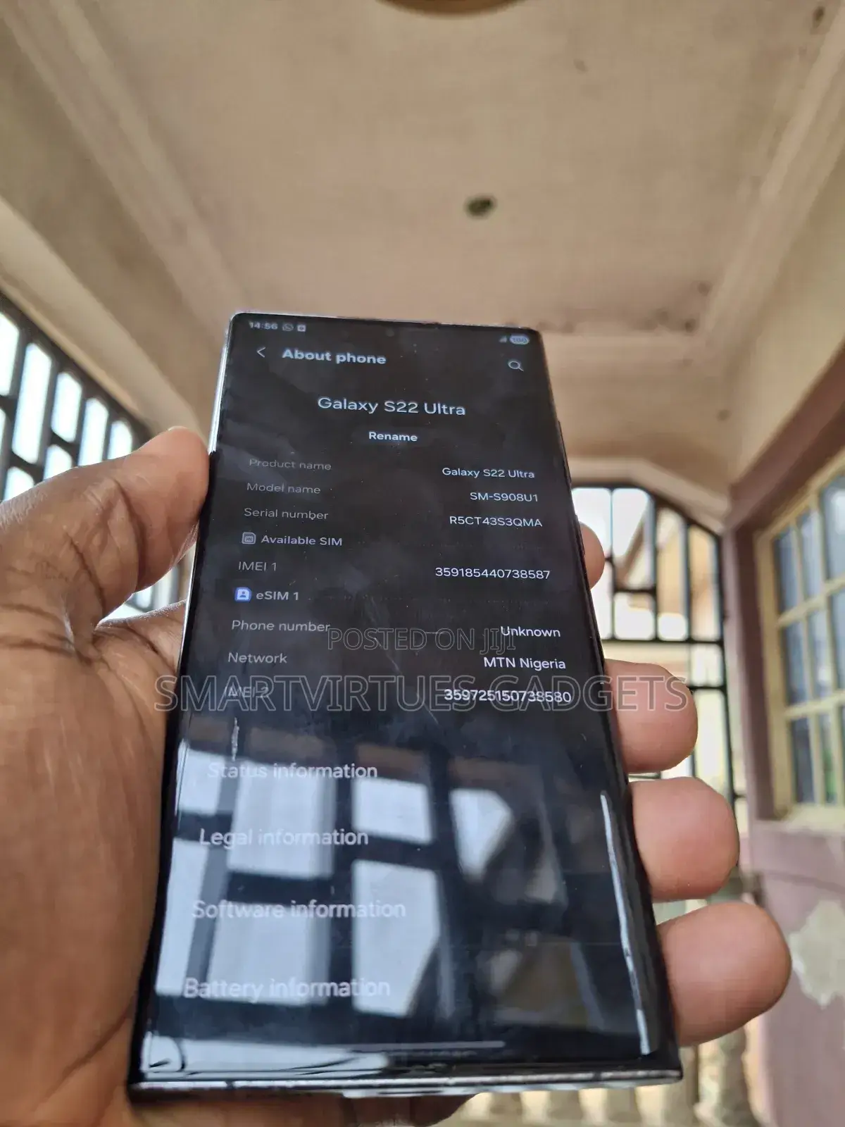 Samsung Galaxy S22 Ultra 5G 128 GB Black