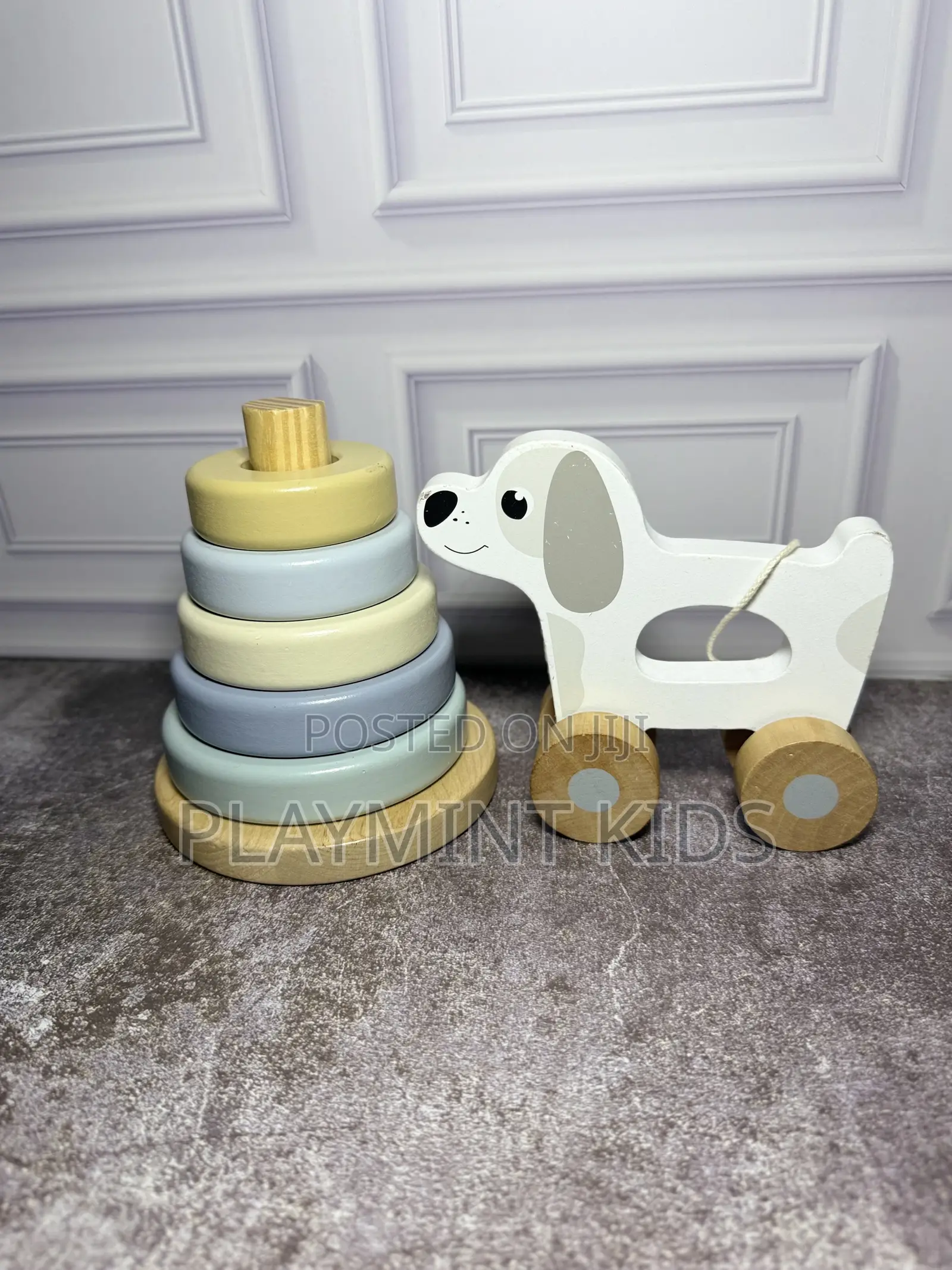 Stacking Ring and Pull Puppy