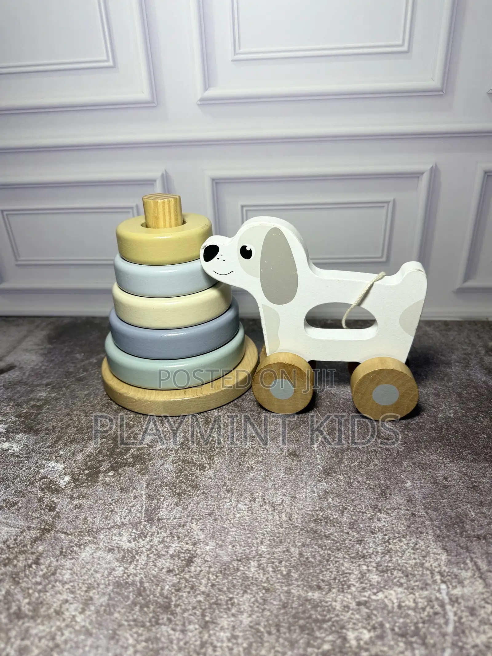 Stacking Ring and Pull Puppy
