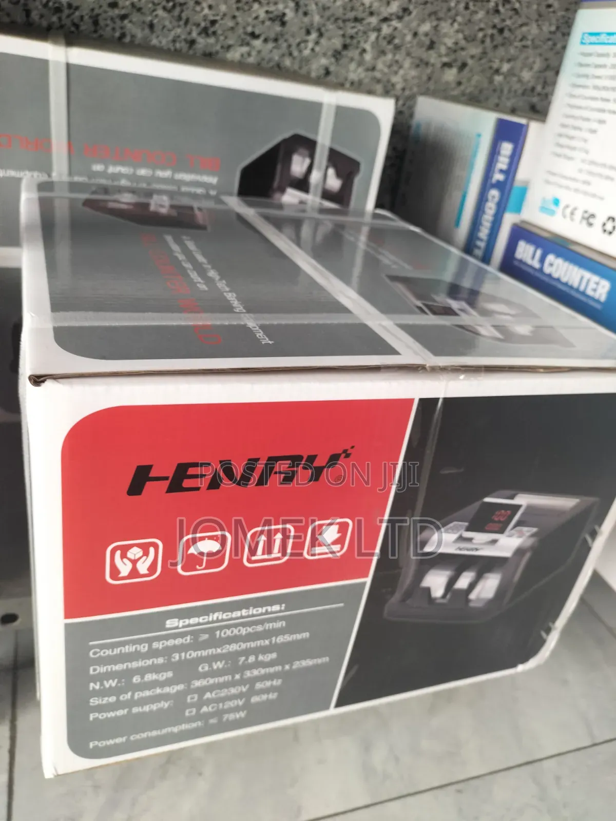 Henry Counting Machine With Automatic Detecting Customer Display