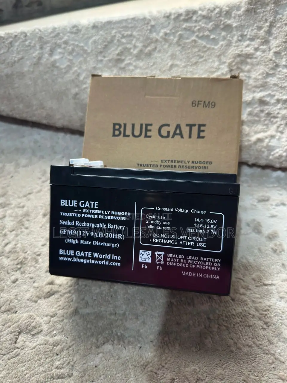 Blue Gate 12v 9ah Rechargeable Battery – Durable Power Backup