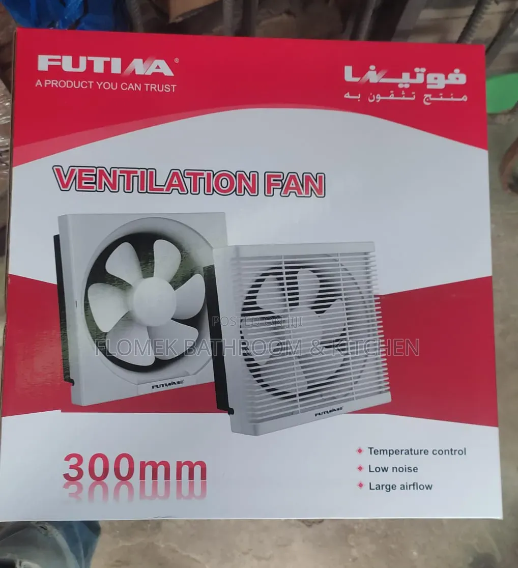 Futina 300mm Ventilation Fan | Powerful Airflow | Manual Extractor Fan