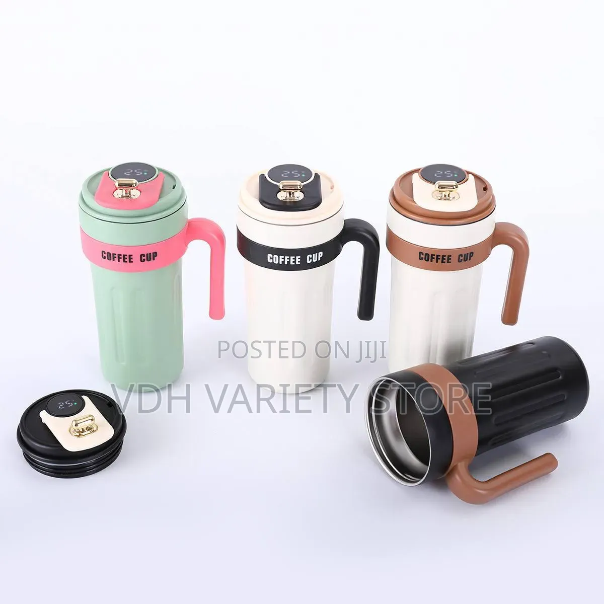 Smart Coffee Stainless Steel Vacuum Flask(For Hot or Cold)