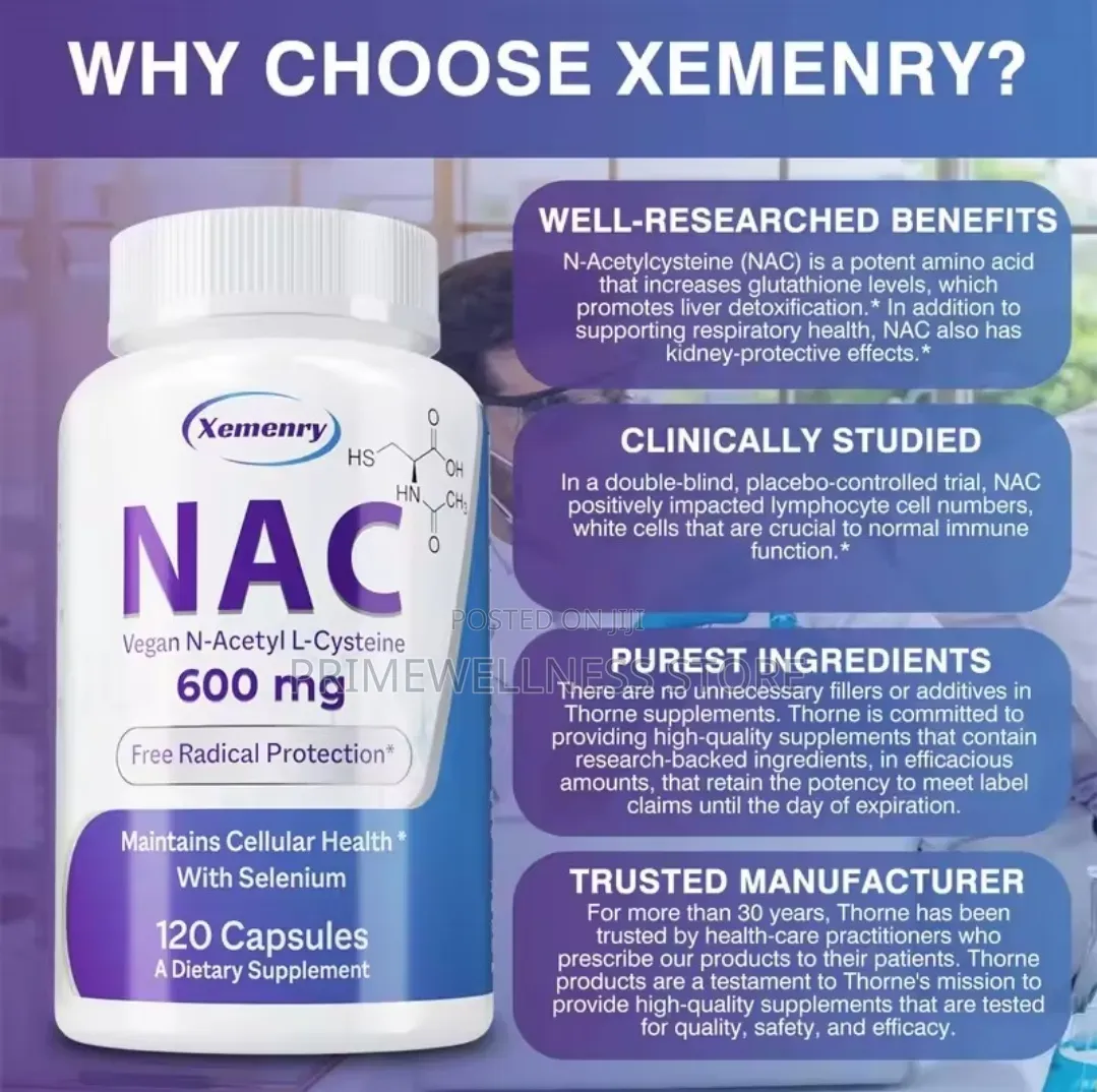 Nac 600mg 120 Capsules