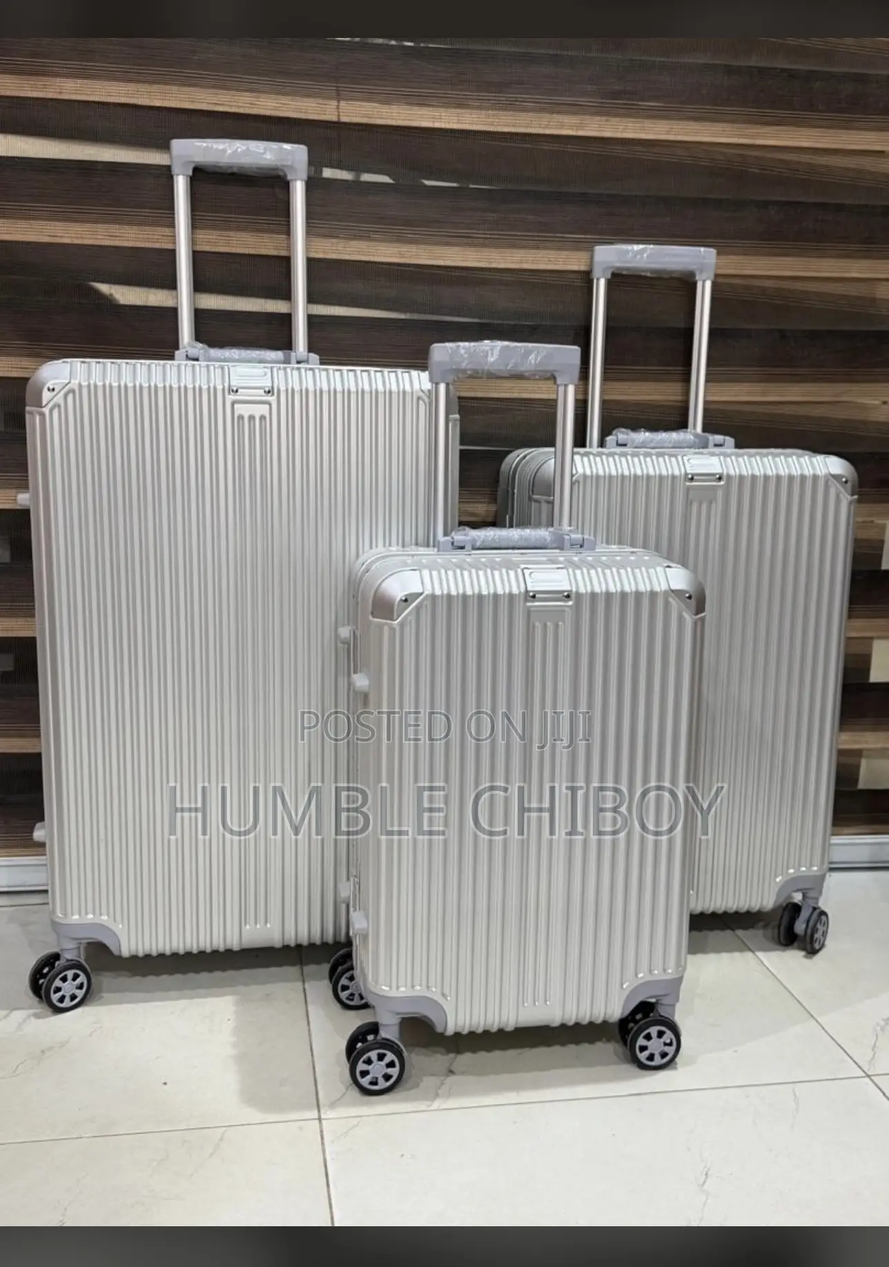 A Set of Alluminium Luggages