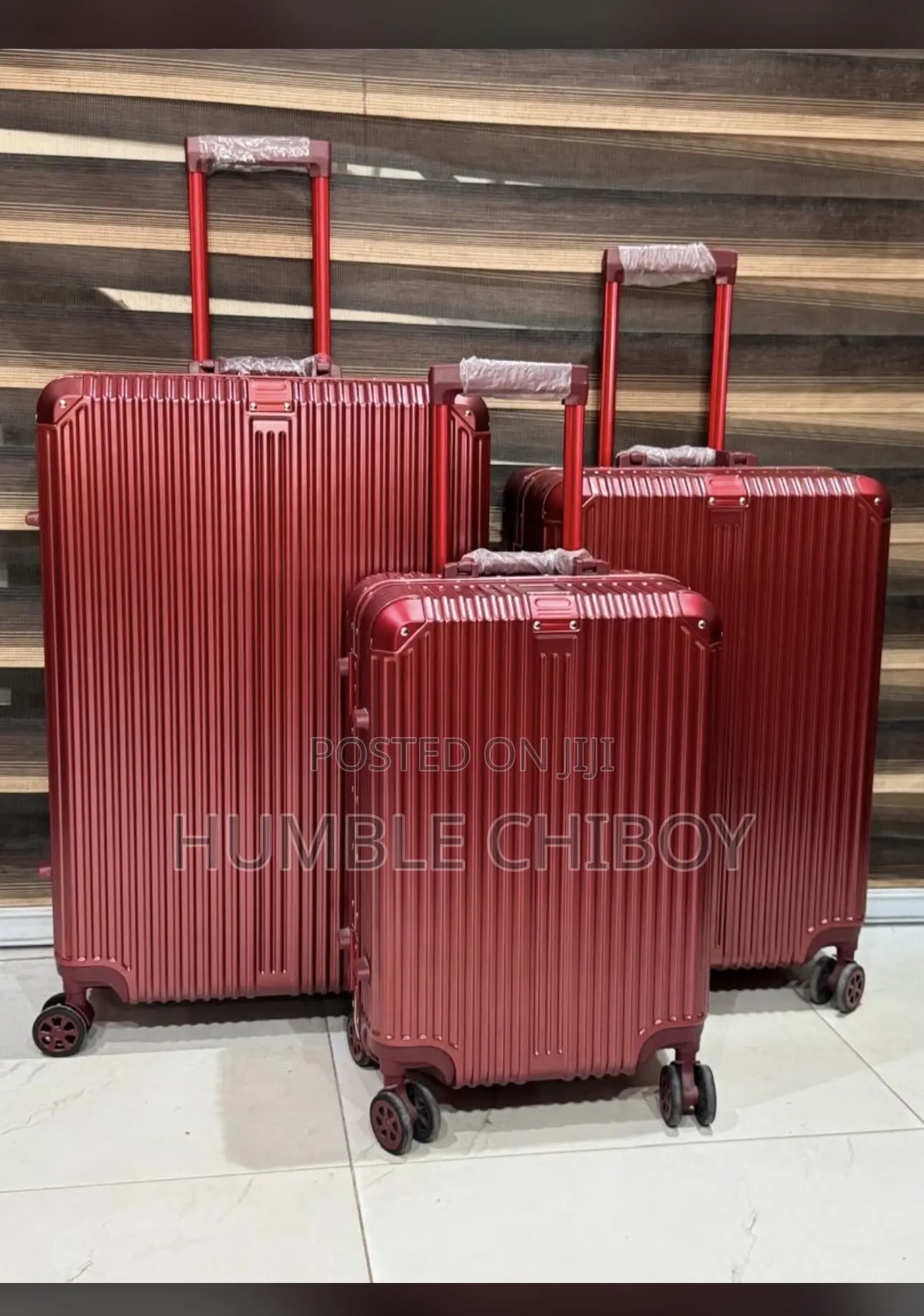A Set of Alluminium Luggages