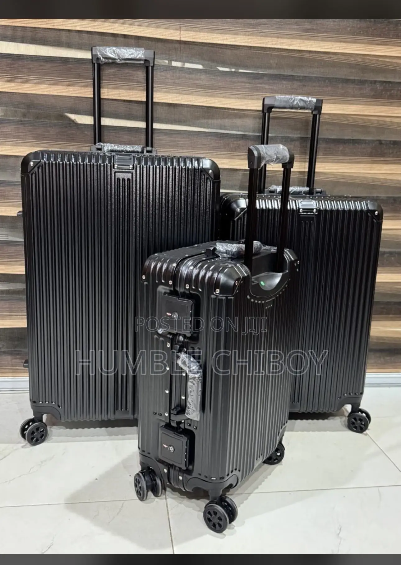 A Set of Alluminium Luggages