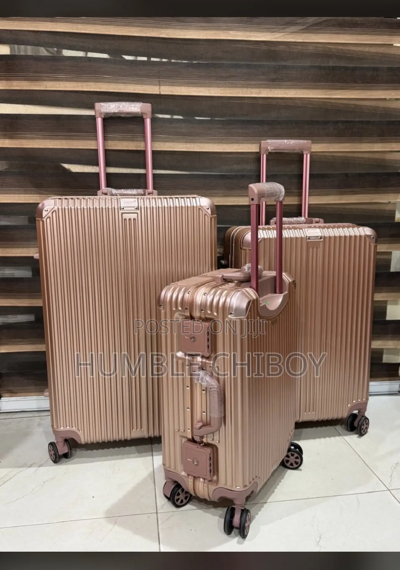 A Set of Alluminium Luggages