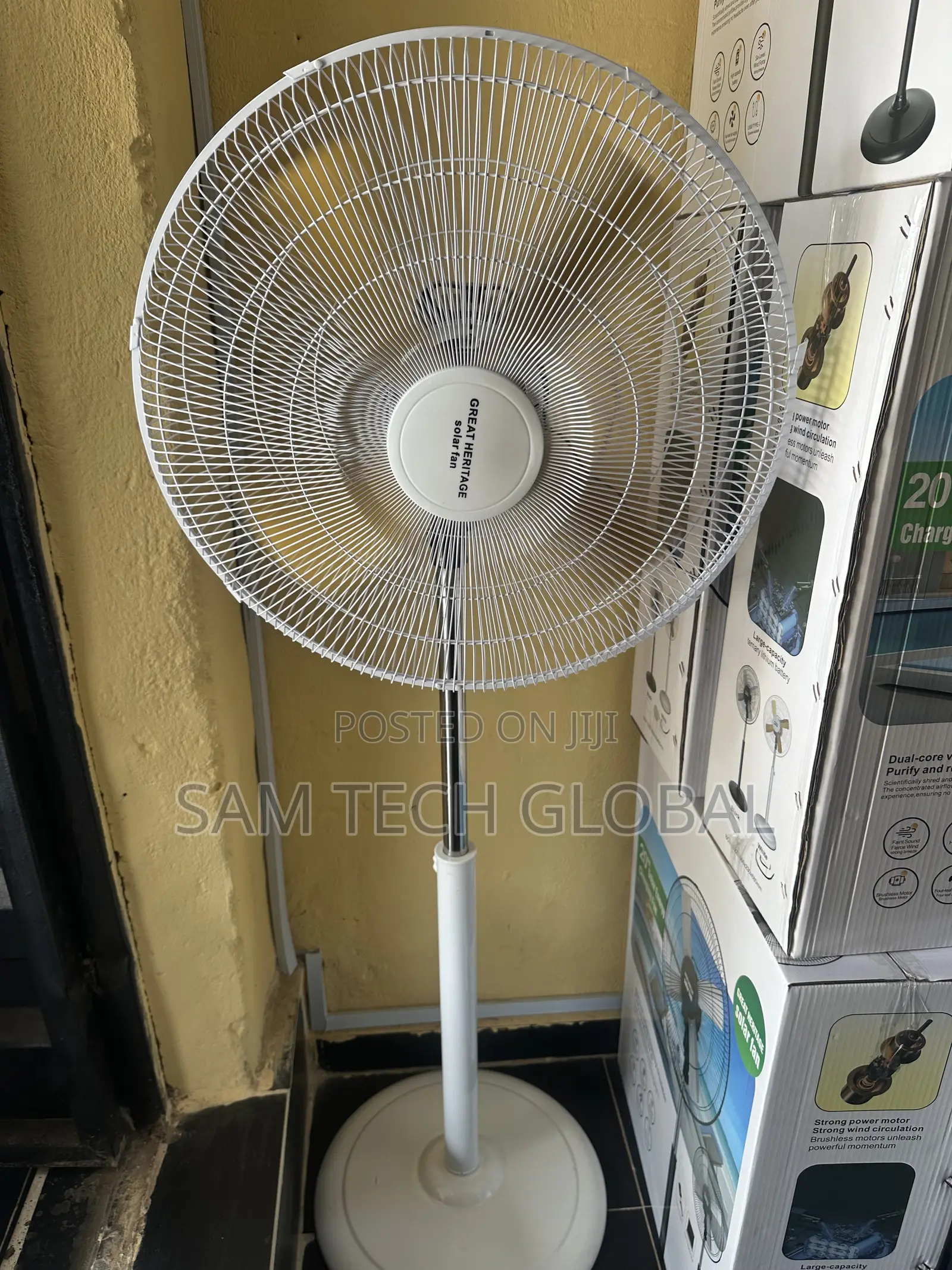 20 Inches Solar Fan
