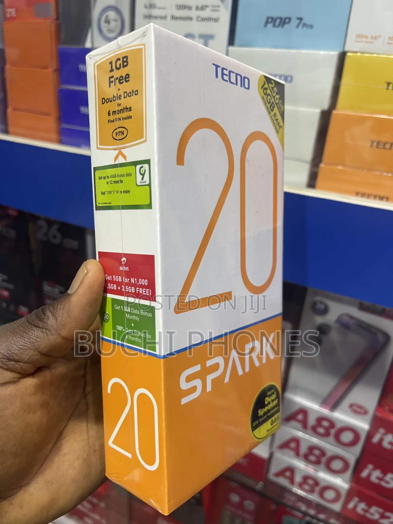 New Tecno Spark 20 256 GB Black