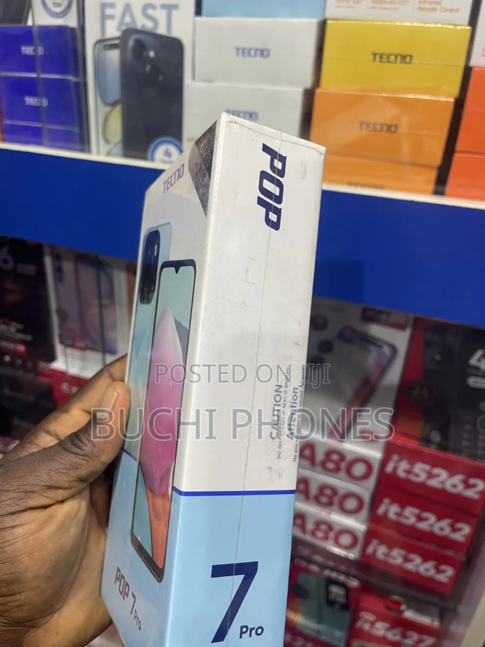 New Tecno Pop 7 Pro 64 GB Black