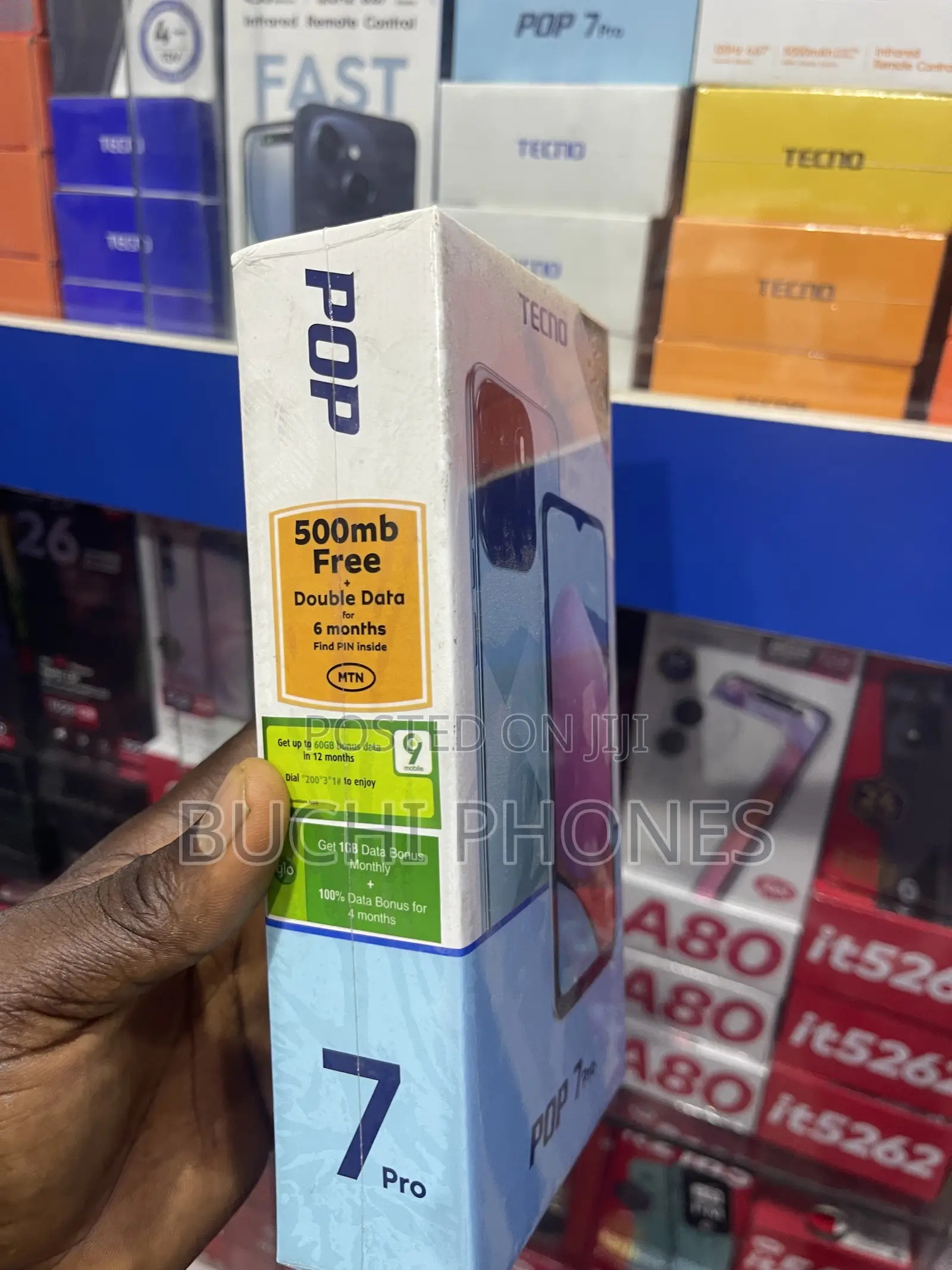 New Tecno Pop 7 Pro 64 GB Black