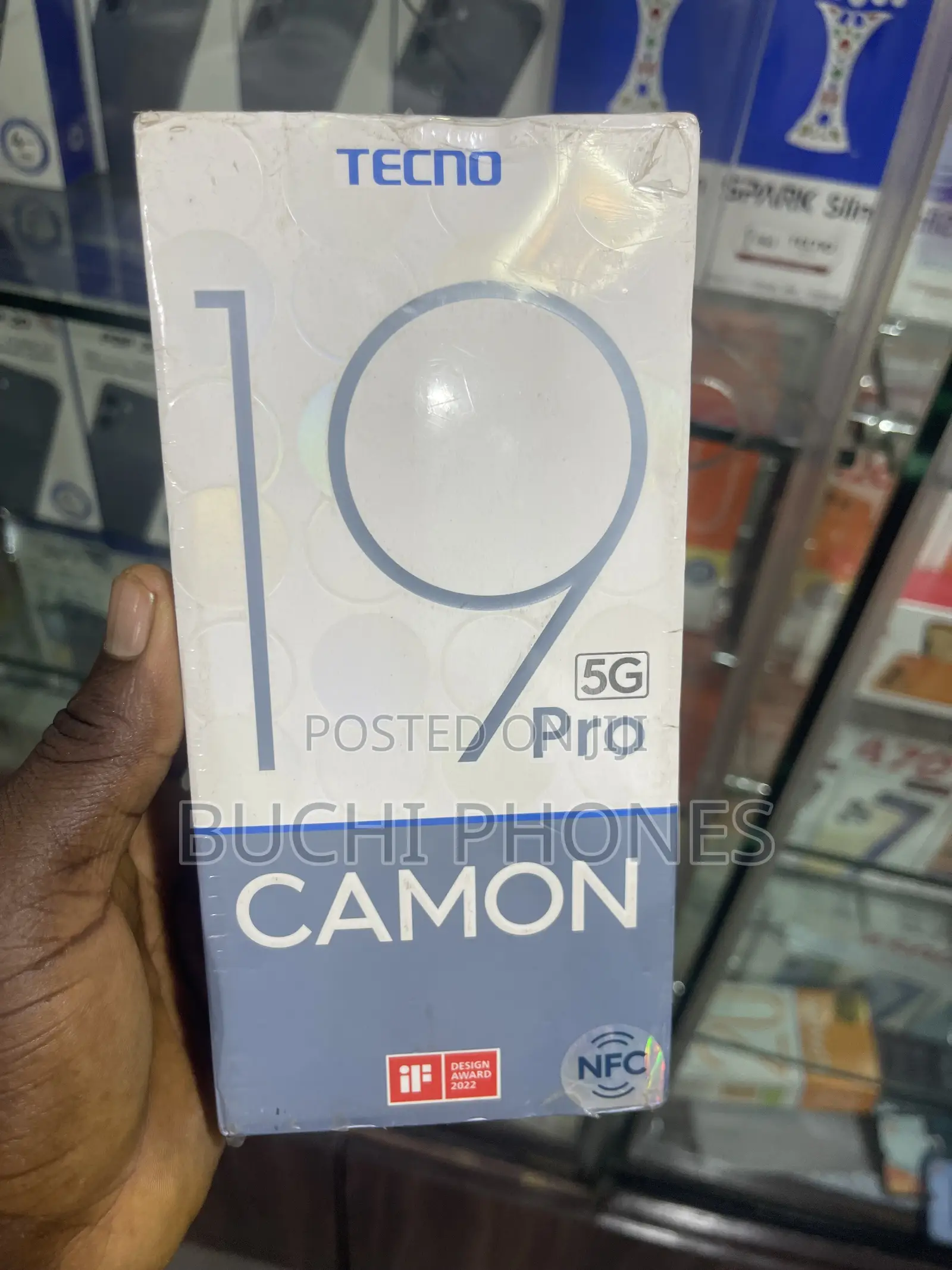 New Tecno Camon 19 Pro 5G 256 GB Black