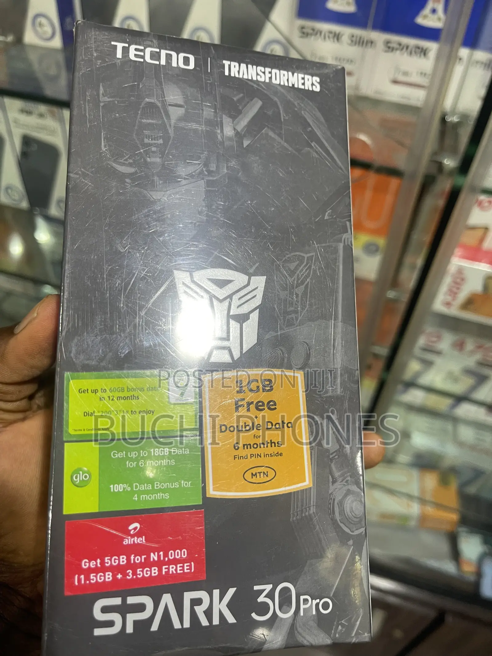 New Tecno Spark 30 Pro 256 GB Black