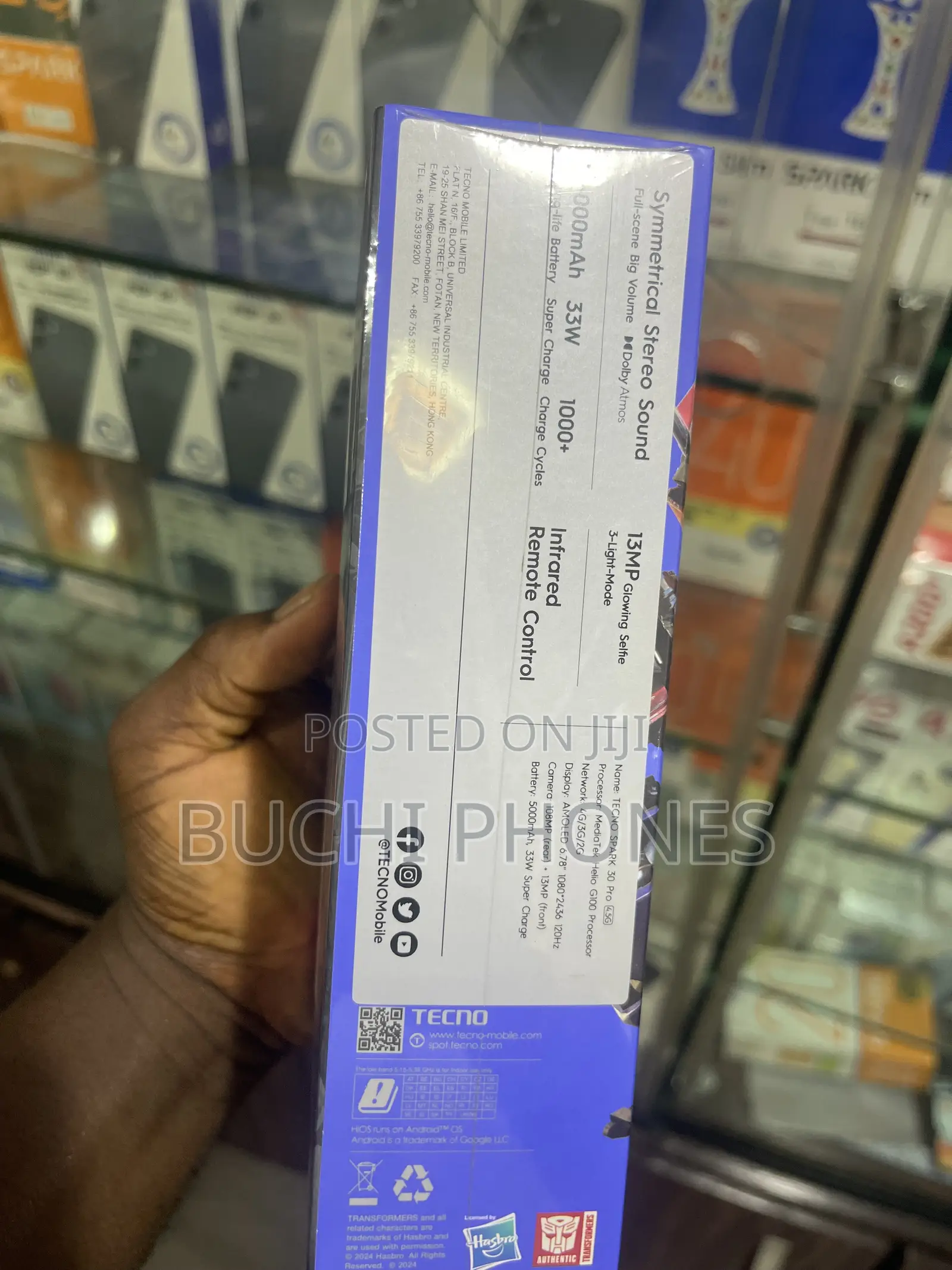 New Tecno Spark 30 Pro 256 GB Black