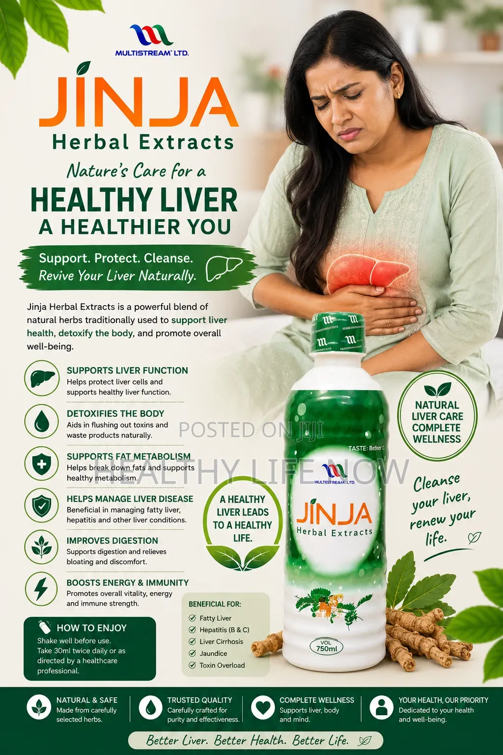 Cleanse Your Liver and Renew Your Life With Jinja Herbal Extract