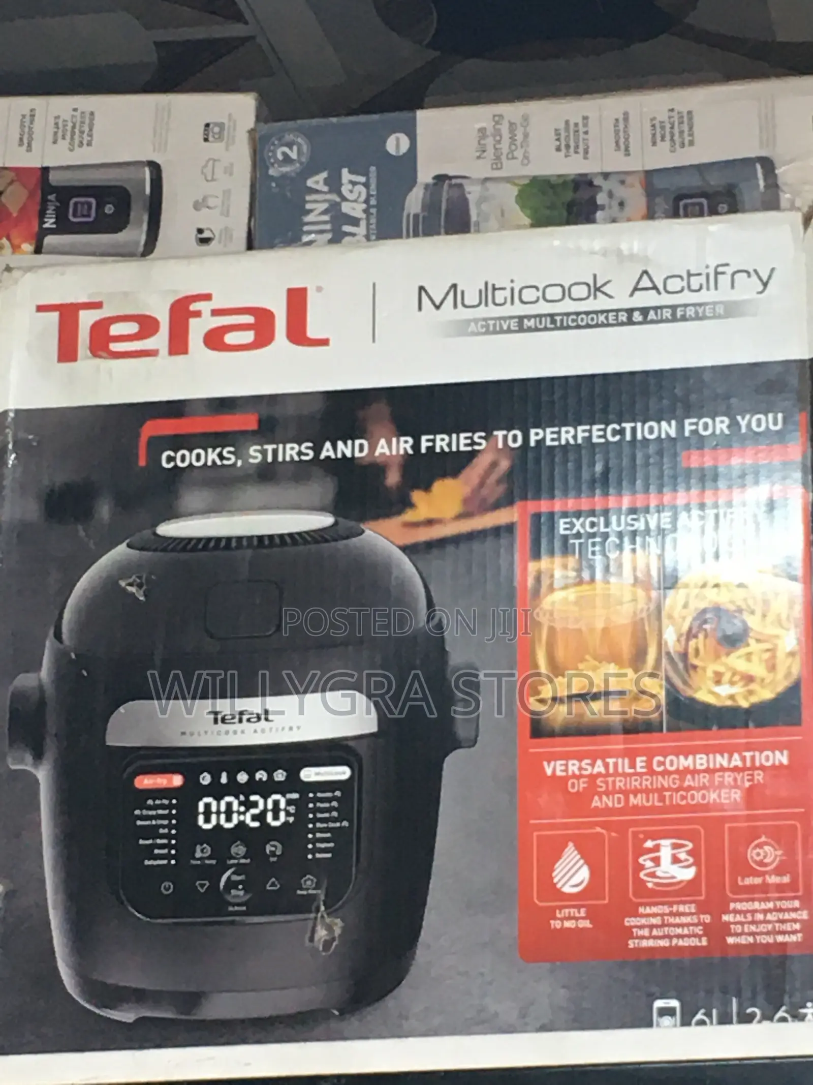 Tefal 14 in 1 Multicook Actifry, Stirring Air Fryer and Multicooker