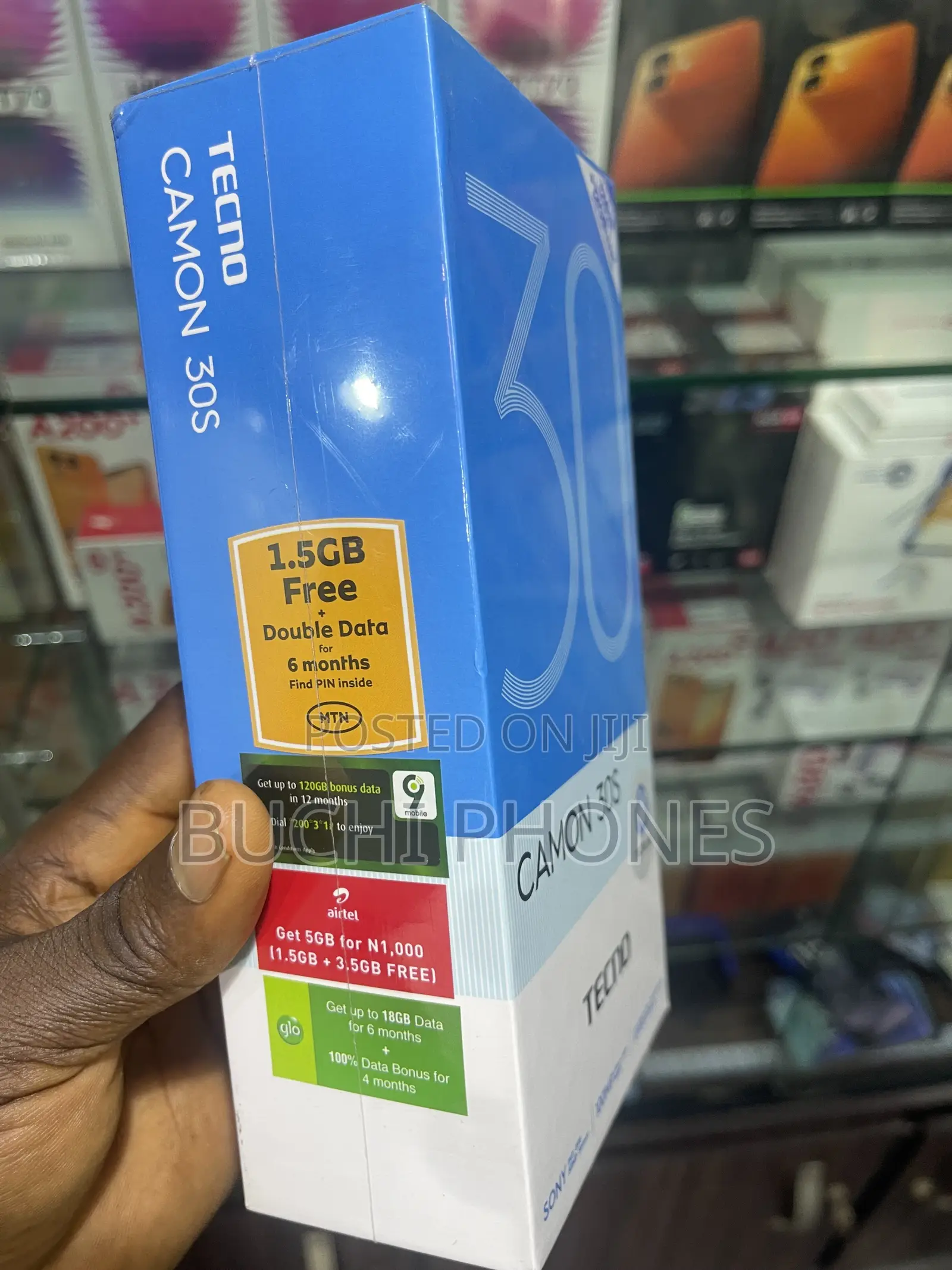 New Tecno Camon 30S 128 GB Black