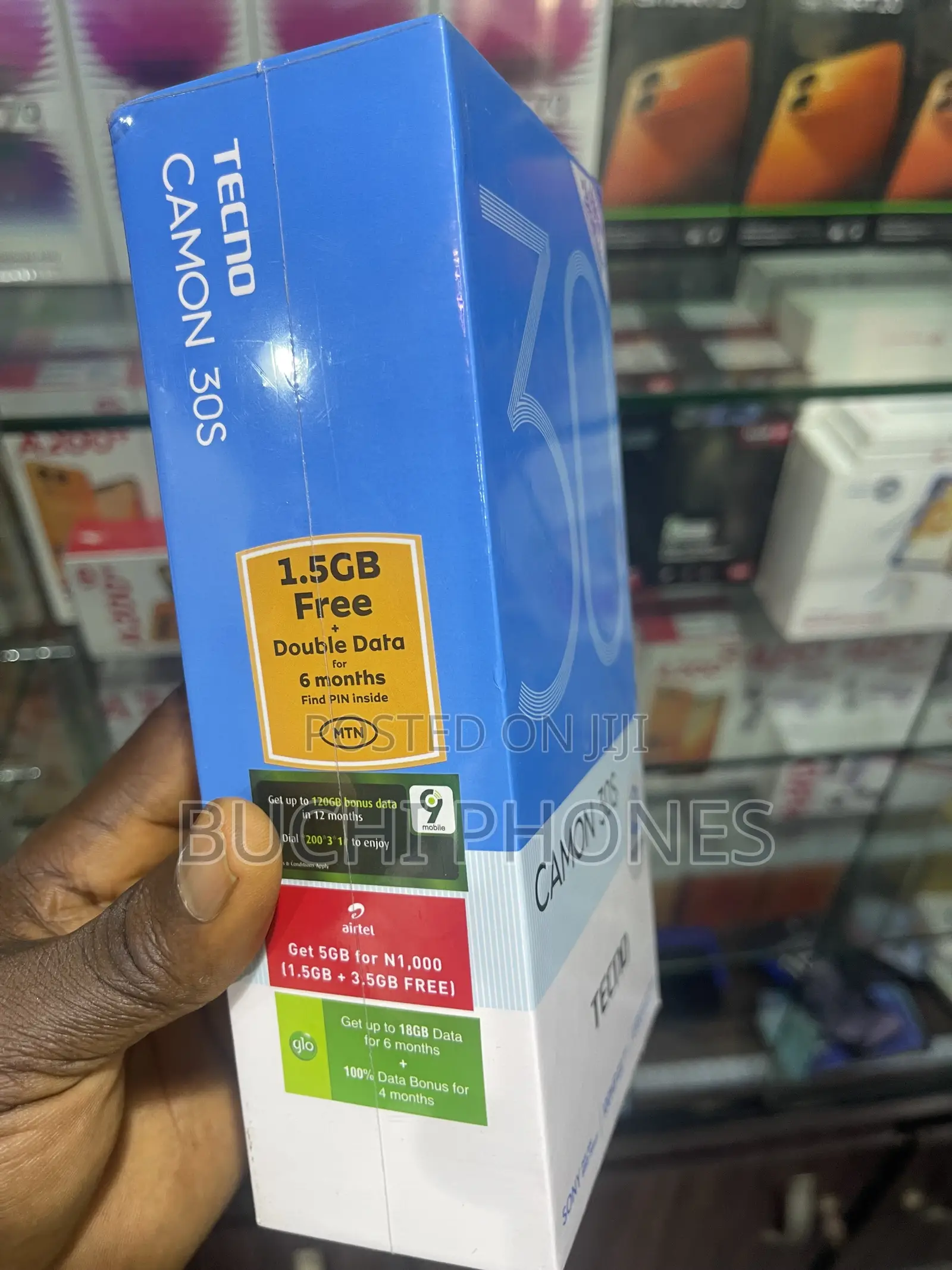 New Tecno Camon 30S 128 GB Black