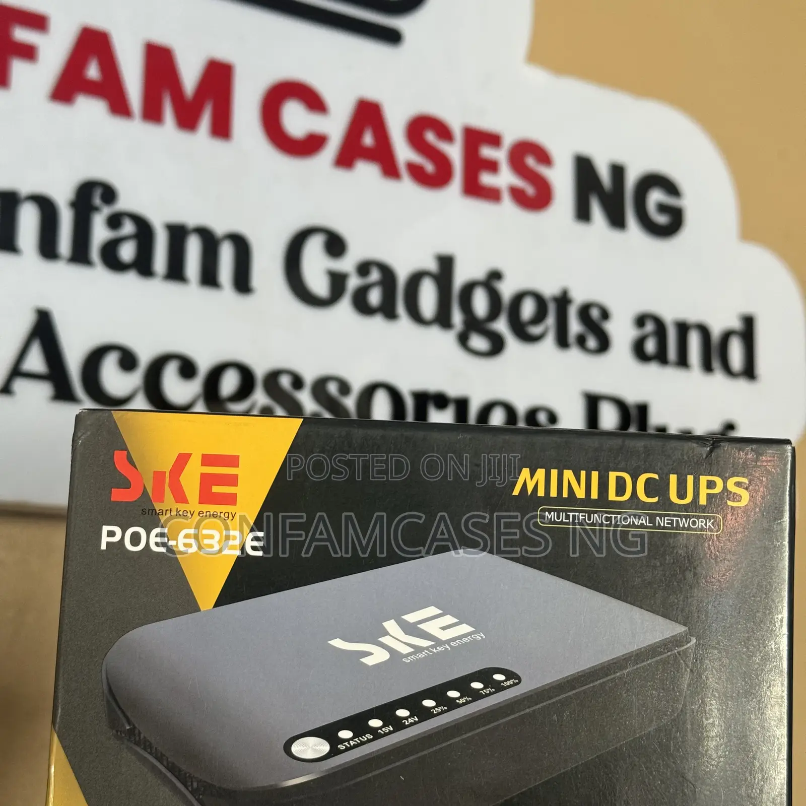 Ske Mini Dc Ups 10000mah Router Wifi Power Bank