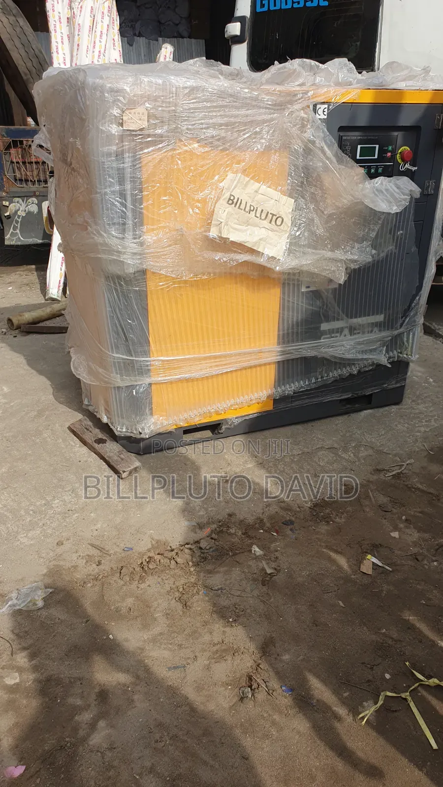 37kw Sparta Brand Screw Air Compressor With a 50hp Motor Rating.