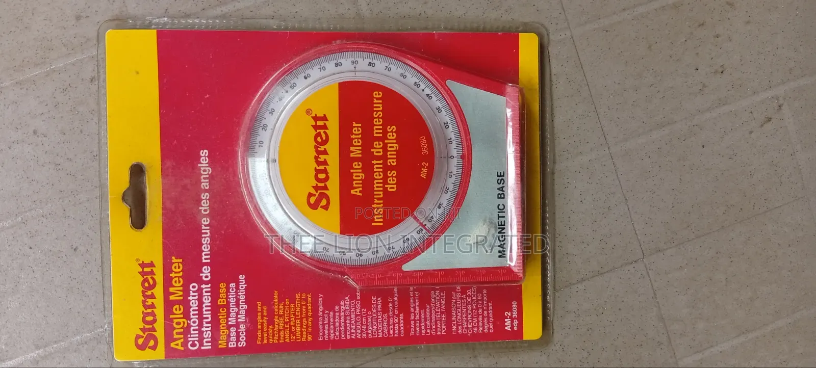 Brand New Starrett Am-2 Magnetic Angle Meter / Clinometer