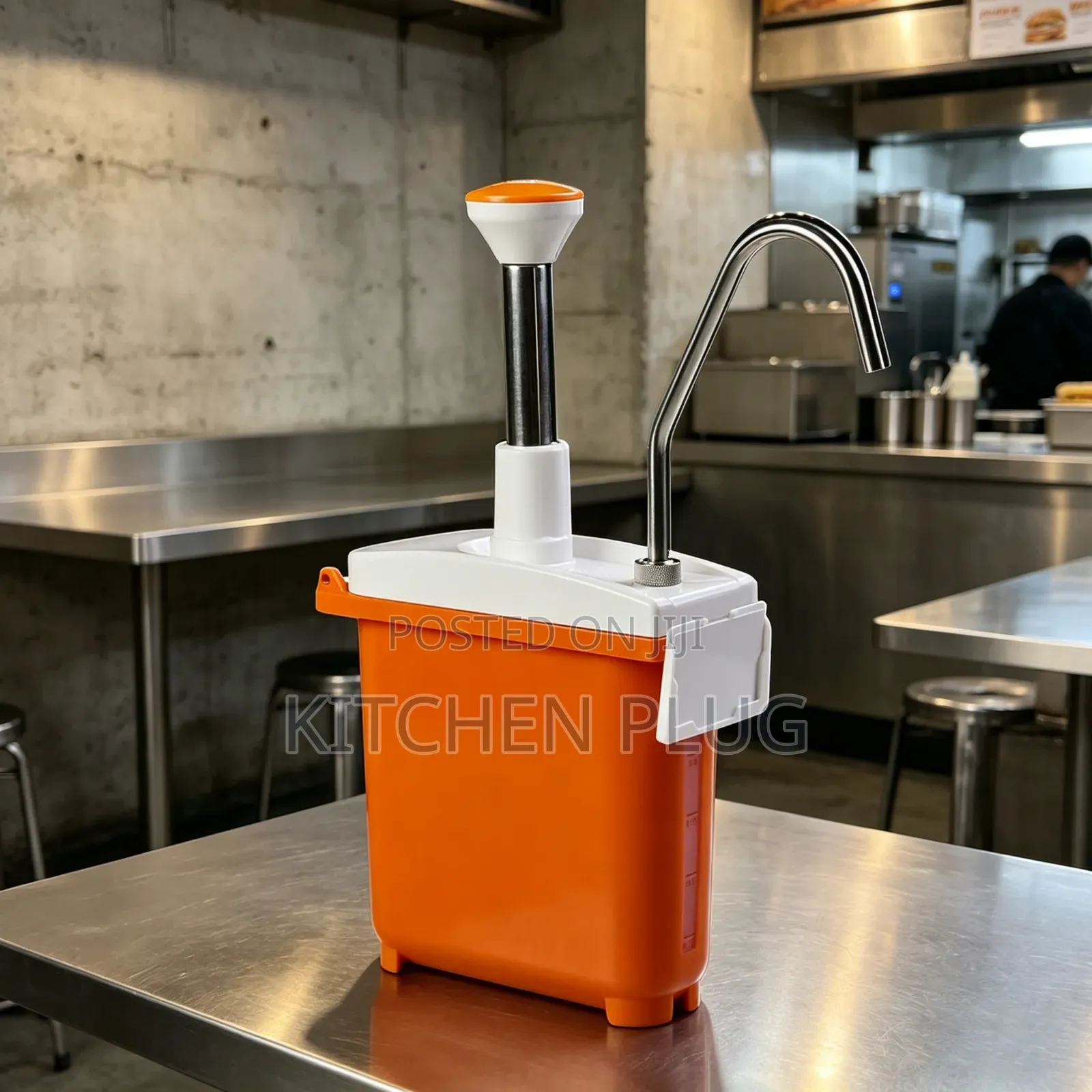 3.5l Plastic Sauce Pump / Manual Countertop Sauce Dispenser Pump