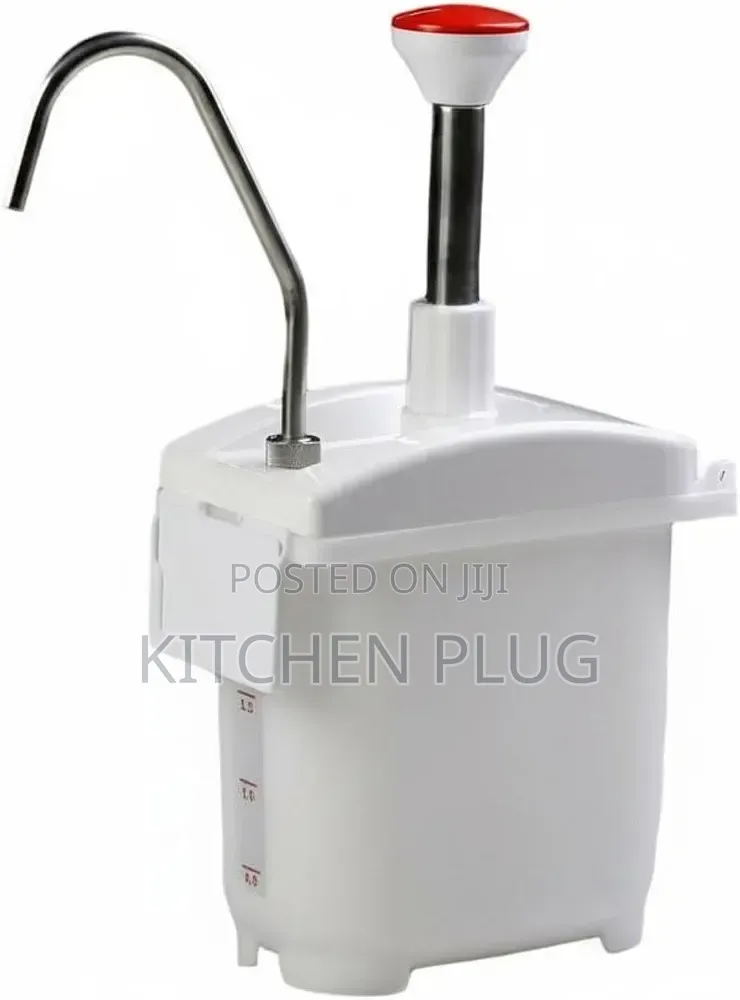 3.5l Plastic Sauce Pump / Manual Countertop Sauce Dispenser Pump