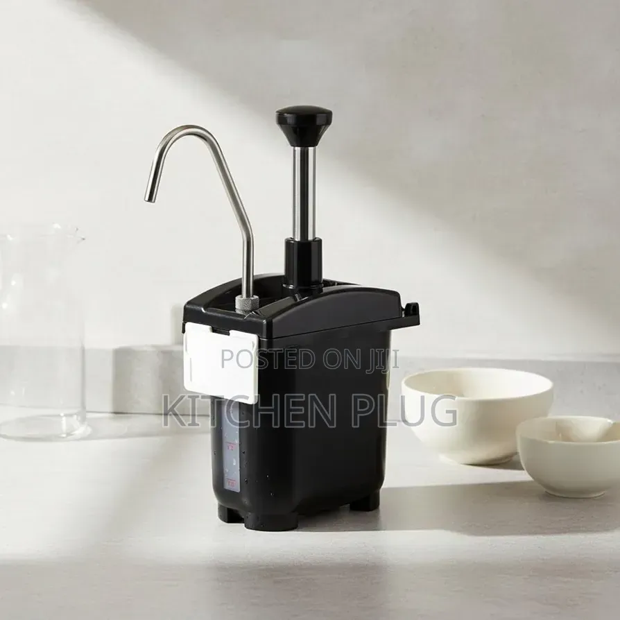 3.5l Plastic Sauce Pump / Manual Countertop Sauce Dispenser Pump