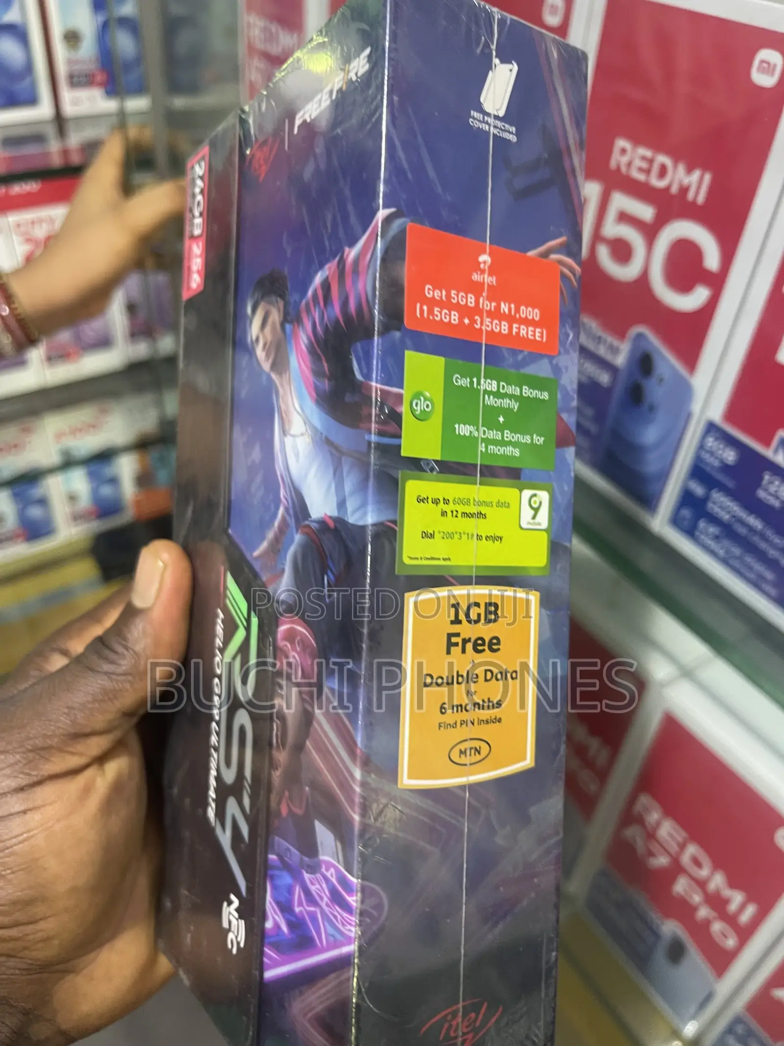 New Itel RS4 256 GB Blue