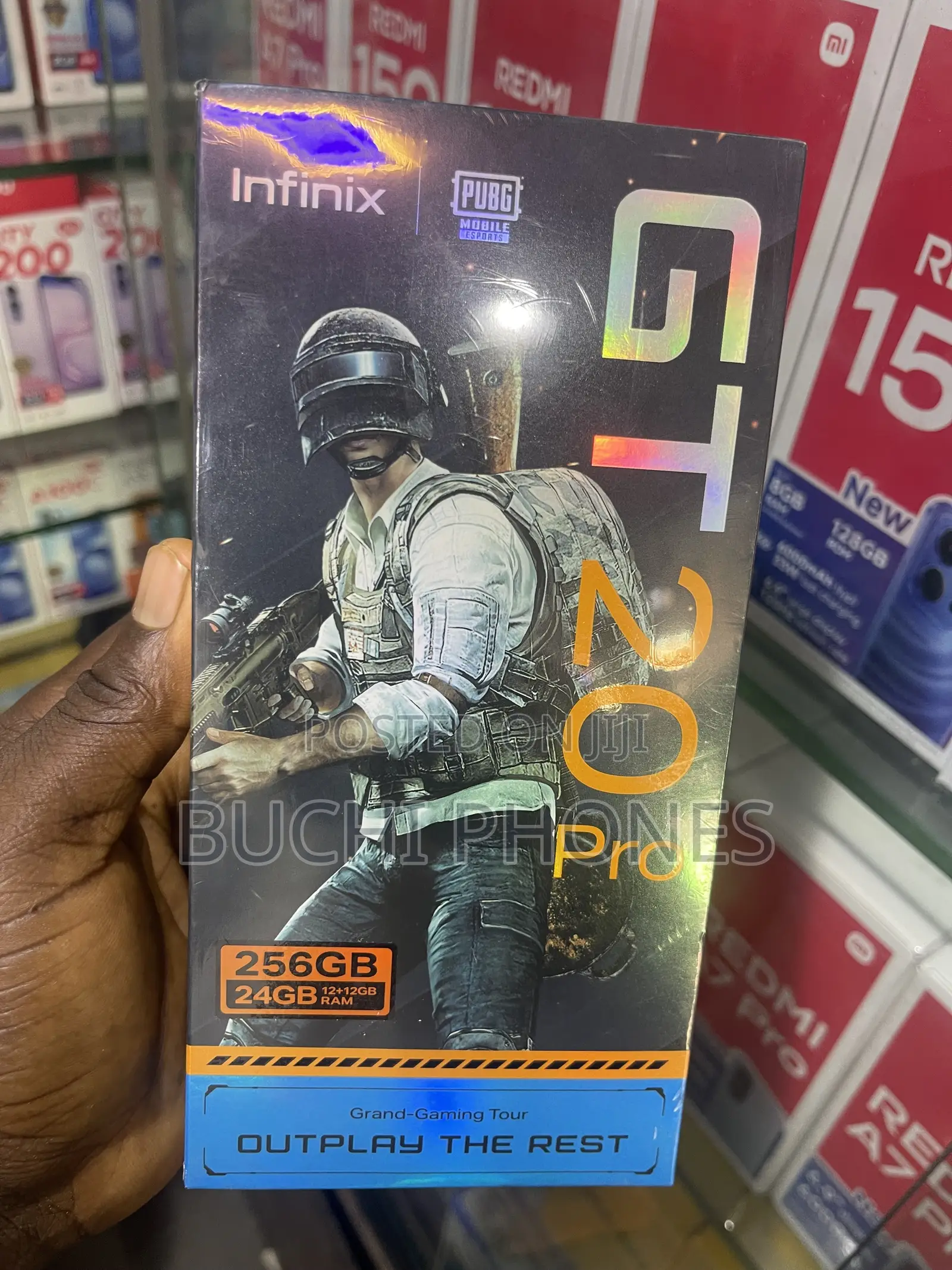 New Infinix GT 20 Pro 12 GB Black