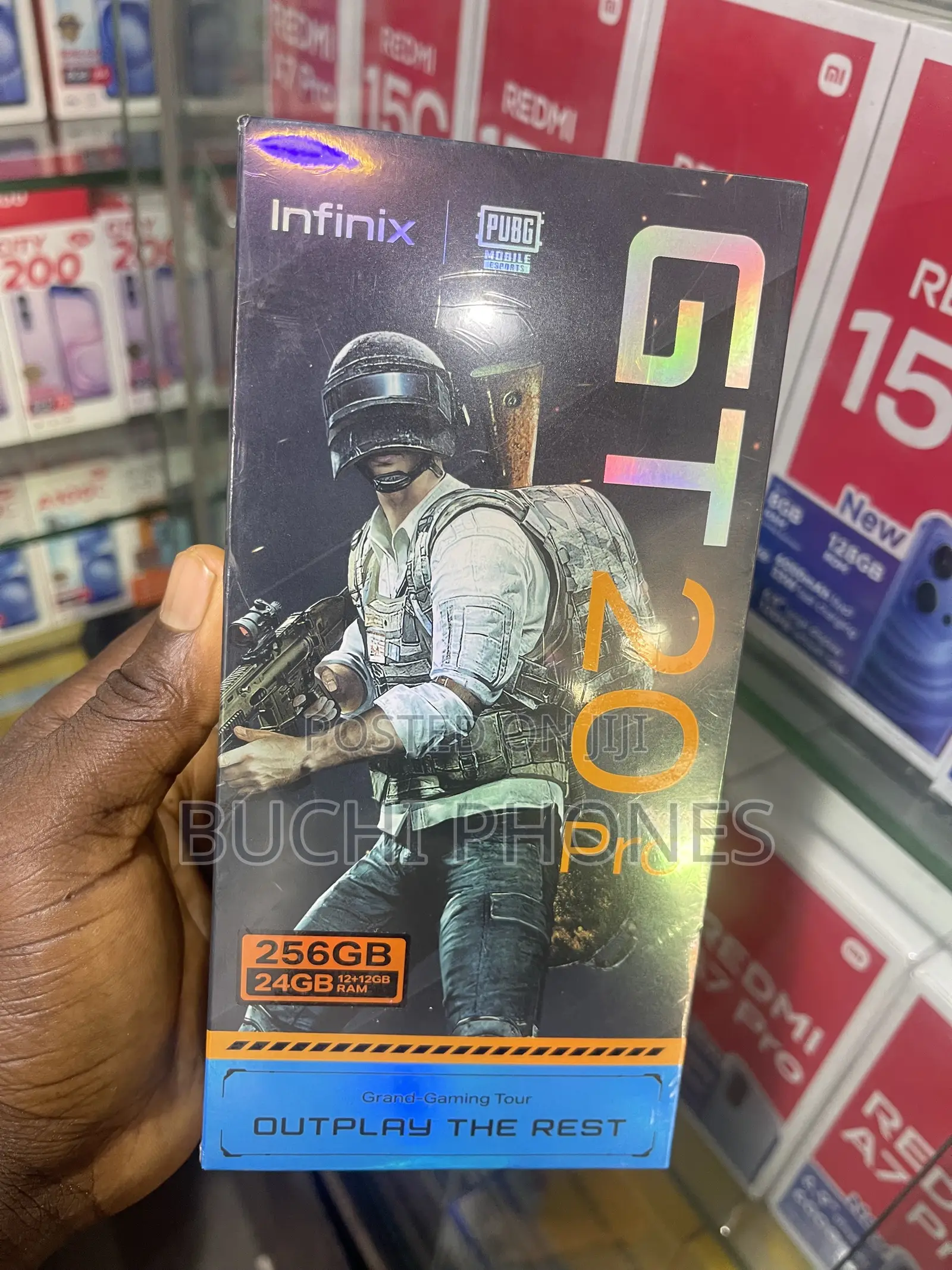 New Infinix GT 20 Pro 12 GB Black