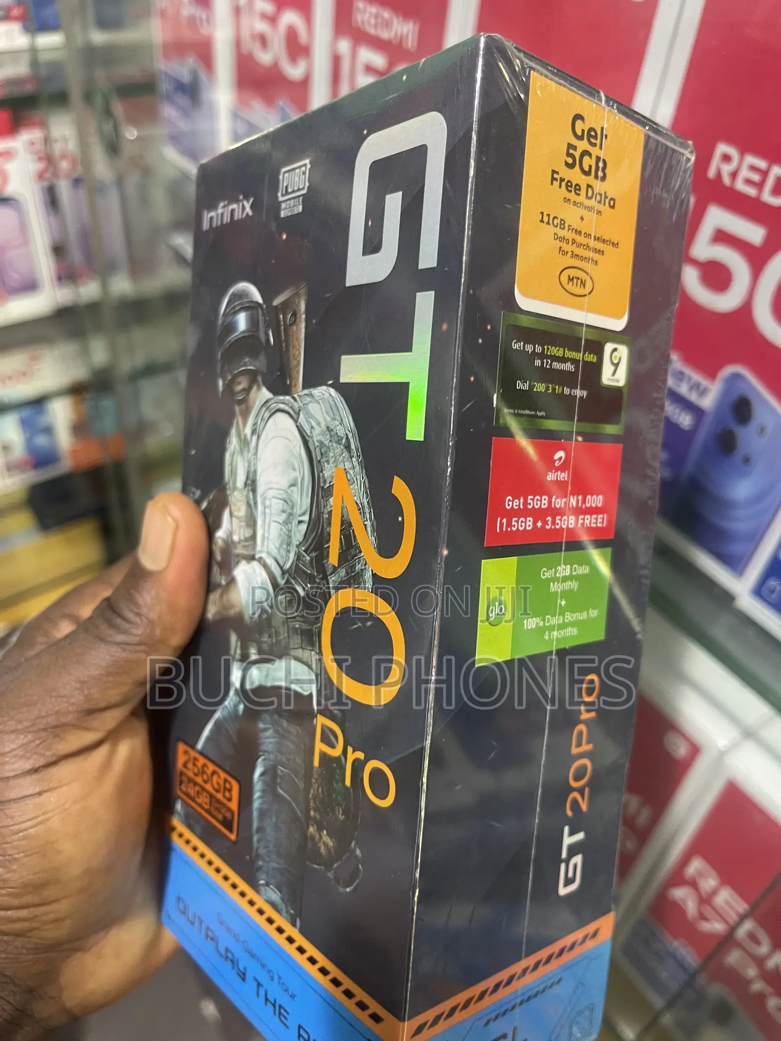 New Infinix GT 20 Pro 12 GB Black