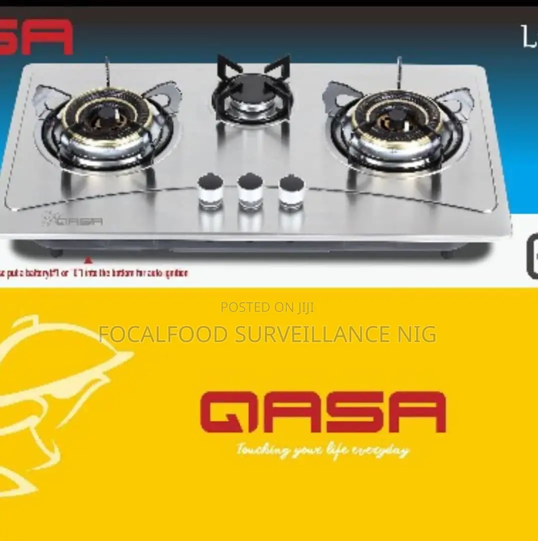 Qasa 3 Burner in Built or Table Top Gas Cooker