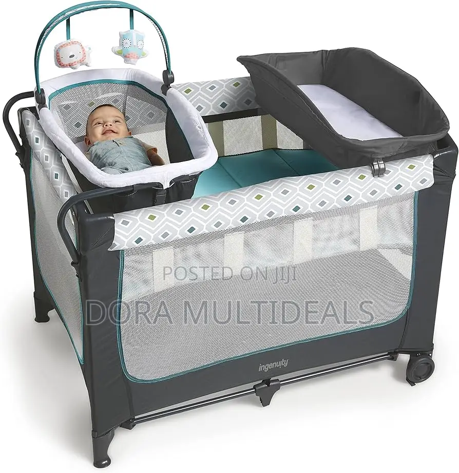 Ingenuity Smart And Simple Portable Playard, Play Pen, Bassinet
